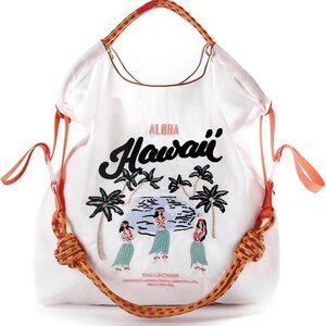 Nylon Tote Bag Medium Large Capacity Waterproof Travel Beach Work